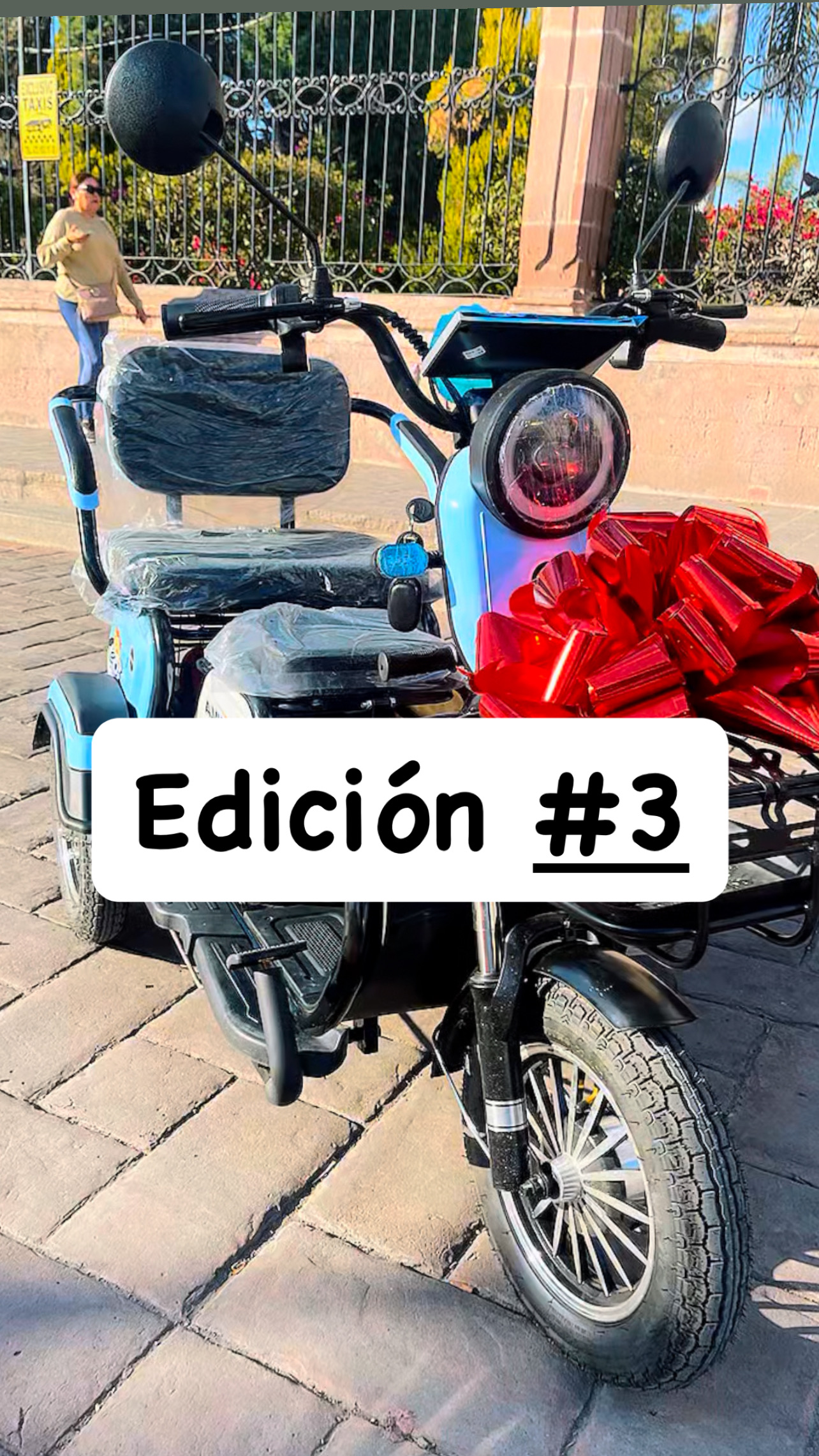 EDICIÓN #3 RIFA DEL TRICICLO ELECTRICO+ DINERO ACUMULADO DE LOS BOLETOS